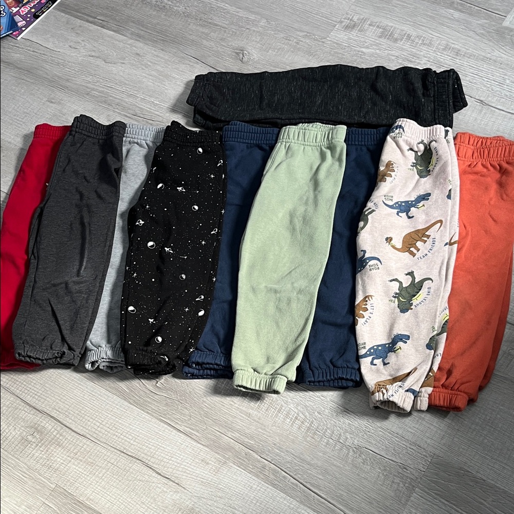 Boys Sweatpants Lot 10 pairs size 4T